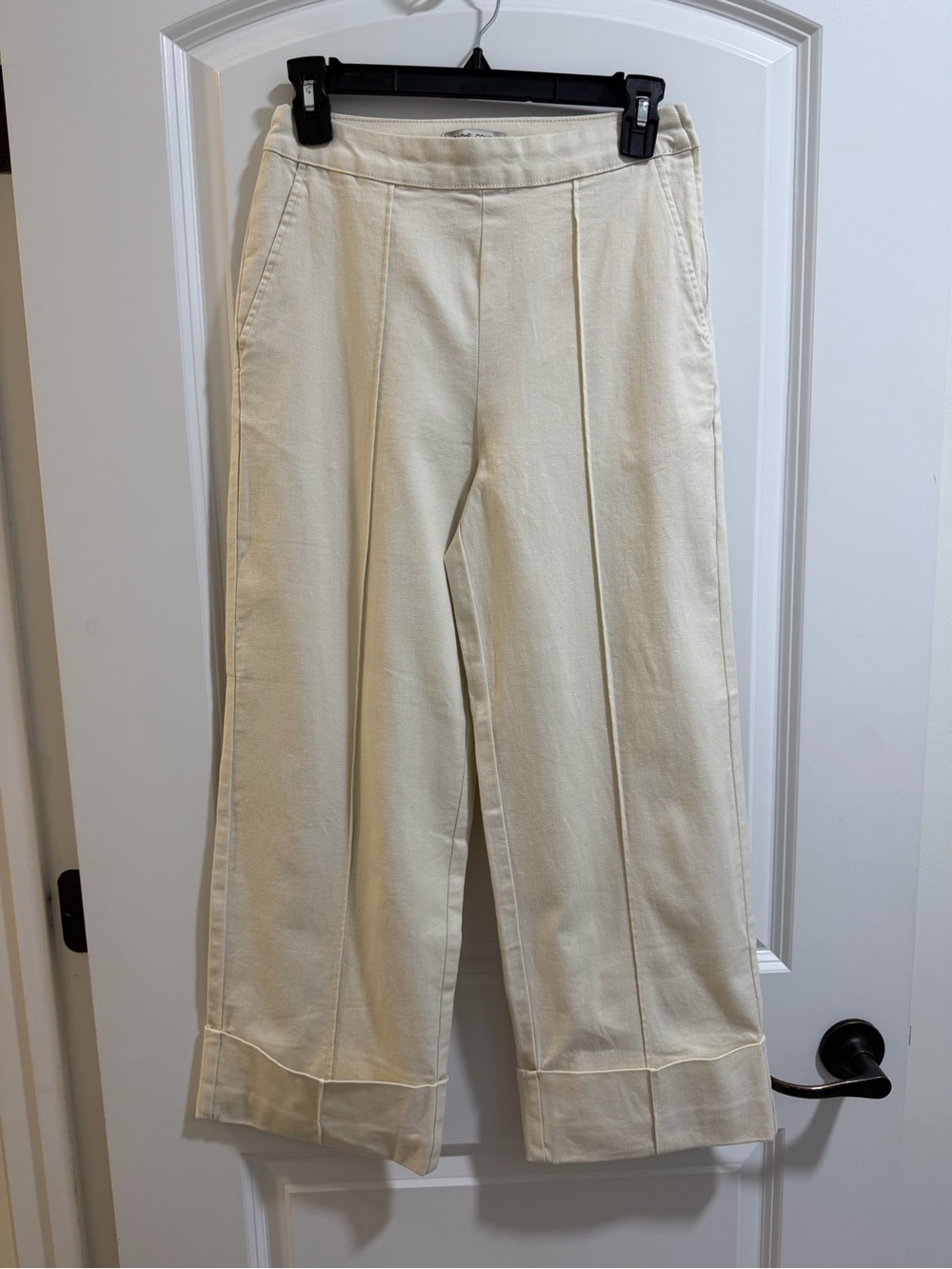 Rachel Comey Cream Wide-Leg Pleated Trousers